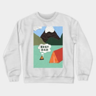 Camping With Dad Crewneck Sweatshirt